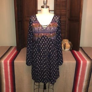 Xhilarition boho dress. Size M. NWOT